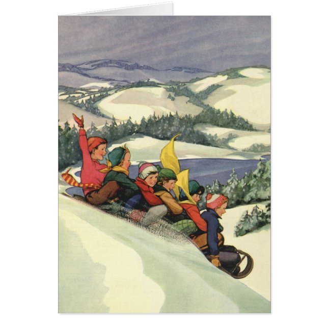 Vintage Christmas Thank You (Front)