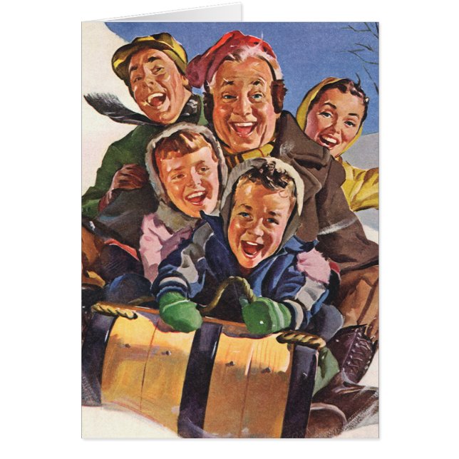 Vintage Christmas Thank You (Front)