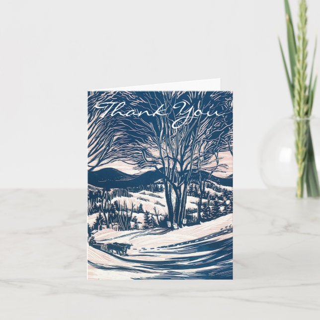 Vintage Christmas Thank You (Front)