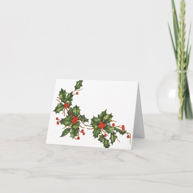 Vintage Christmas Thank You (Front)