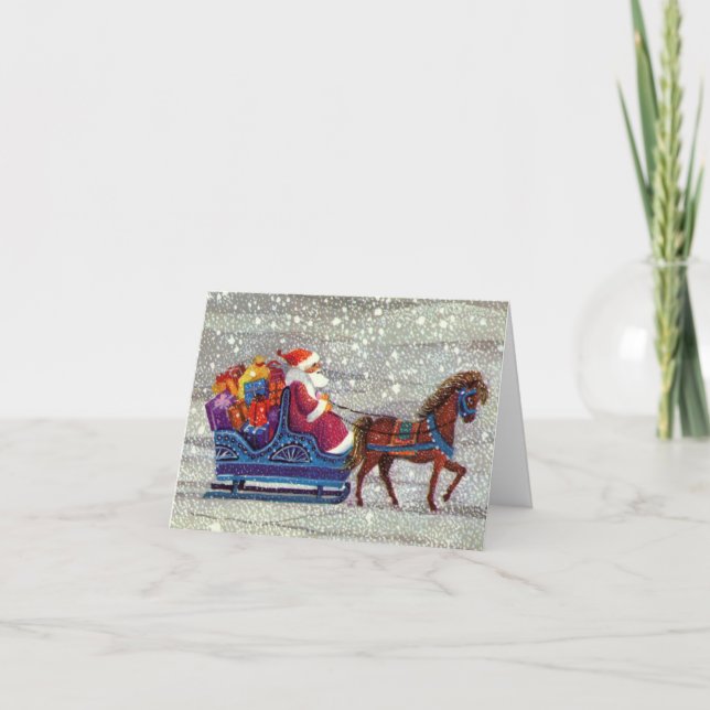 Vintage Christmas Thank You (Front)