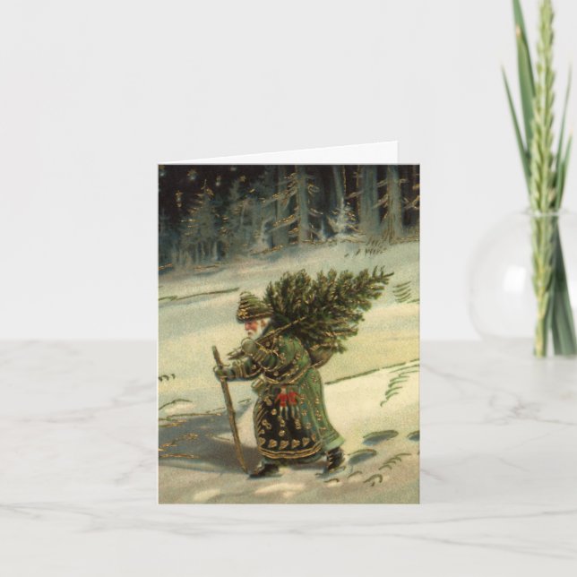 Vintage Christmas Thank You (Front)