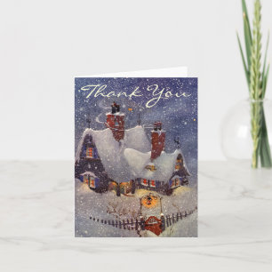 Vintage Christmas Thank You
