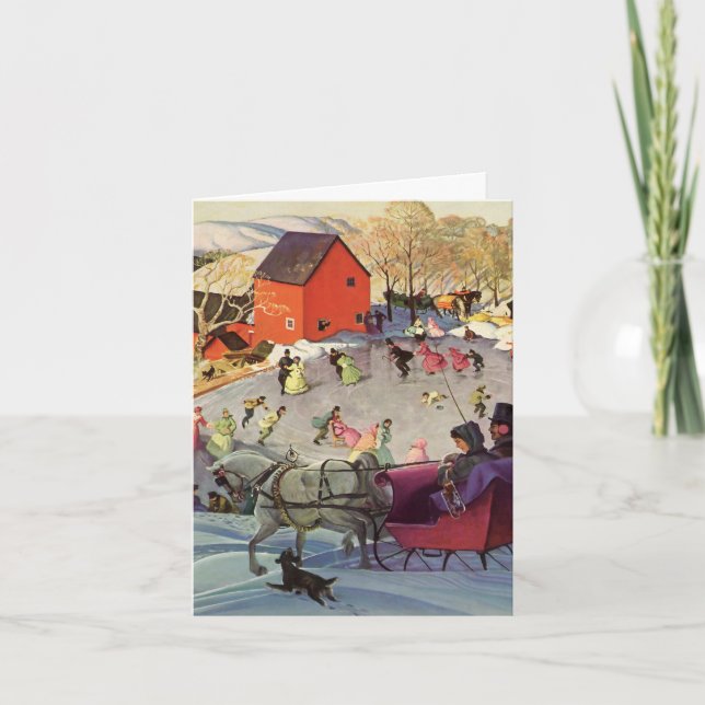 Vintage Christmas Thank You (Front)