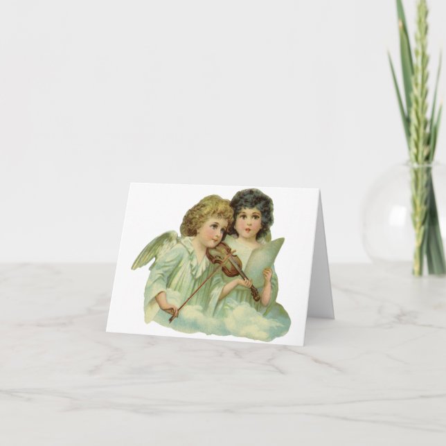 Vintage Christmas Thank You Card (Front)