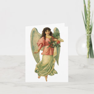 Vintage Christmas Thank You Card