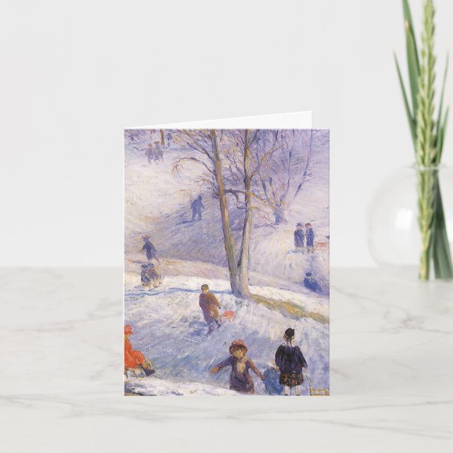 Vintage Christmas Thank You Card (Front)