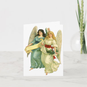Vintage Christmas Thank You Card