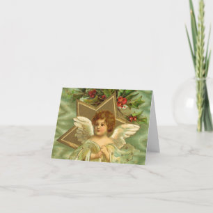 Vintage Christmas Thank You Card