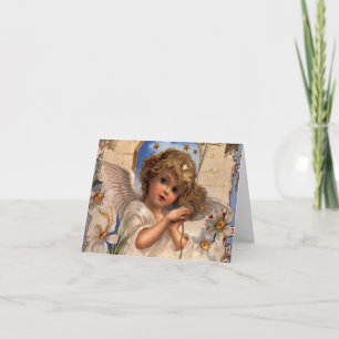 Vintage Christmas Thank You Card