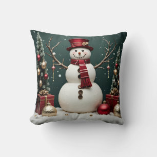 Vintage Christmas - Throw Pillow