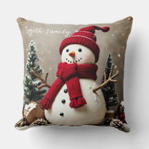 Vintage Christmas - Throw Pillow