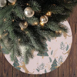 "Vintage Christmas Tiger with Christmas Tree Pink  Brushed Polyester Tree Skirt<br><div class="desc">Celebrate the season in style with the Vintage Christmas Tiger with Christmas Tree Pink Tree Skirt. Featuring an adorable vintage-inspired tiger nestled beside a beautifully decorated Christmas tree in soft pink hues, this tree skirt adds a whimsical and festive touch to your holiday décor. Perfect for complementing your Christmas tree...</div>