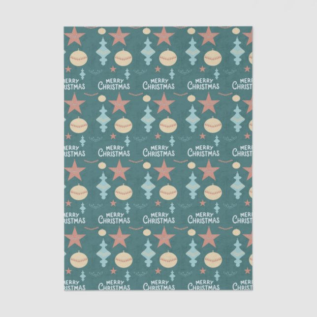 Vintage Christmas Tissue Paper (Front)