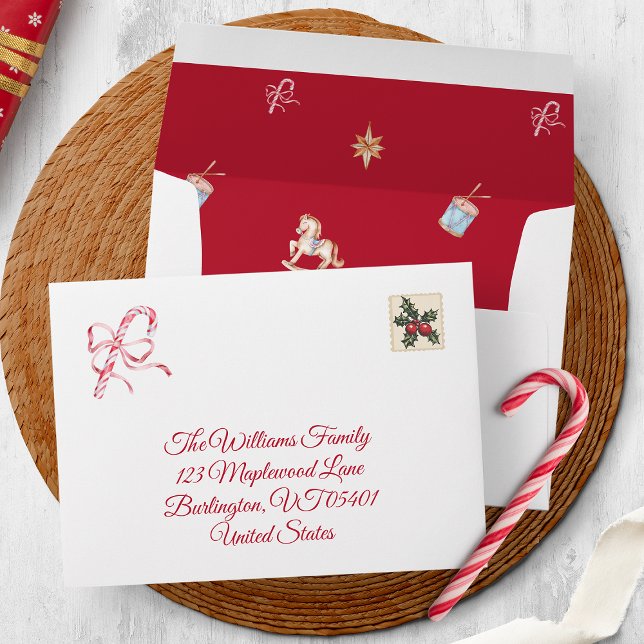 Vintage Christmas Toys Envelope (Creator Uploaded)