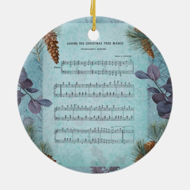 VINTAGE CHRISTMAS TREE DECORATION  (Back)