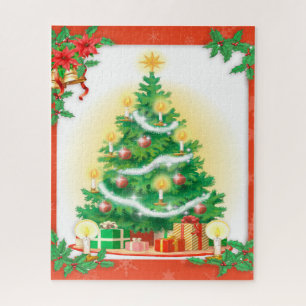 Vintage Christmas Tree Jigsaw Puzzle