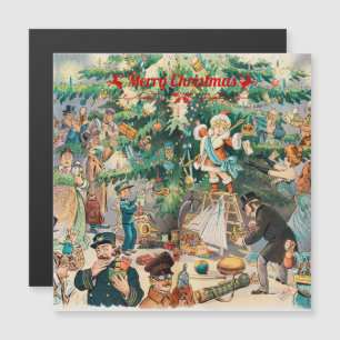 Vintage christmas Tree Lithographic