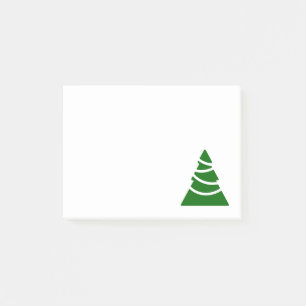 Vintage Christmas Tree with Ornaments Illustration Post-it Notes