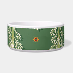 Vintage Christmas Trees Illustration Pattern