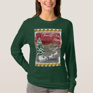 Vintage Christmas trees  T-Shirt