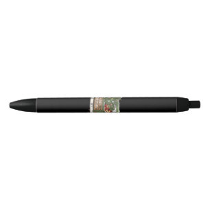 Vintage Christmas Truck Merry Christmas Men Women Black Ink Pen