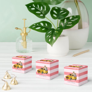 Vintage Christmas Truck Wedding Favour Box