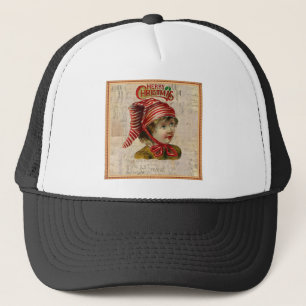 Vintage Christmas Trucker Hat