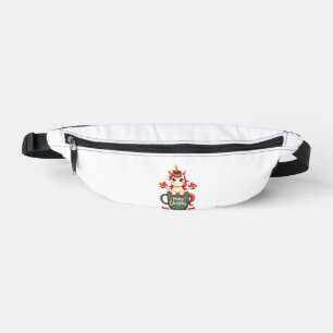 Vintage Christmas Unicorn in Merry Christmas Mug C Bum Bags