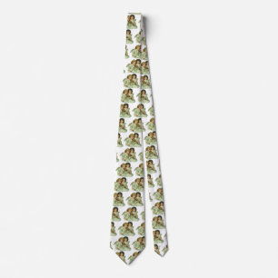 Vintage Christmas, Victorian Angels Music Violin Tie