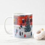Vintage Christmas Village Coffee Mug<br><div class="desc">Vintage Christmas Village
Old illustration of an outdoor scene at Christmas.</div>