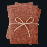 Vintage Christmas, William Morris Wrapping Paper Sheet<br><div class="desc">An awesome elegant vintage William Morris Christmas wrapping paper. Acorns and Oak Leaves pattern. Stand apart from the crowd with this unique one of a kind design.</div>