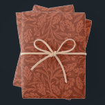 Vintage Christmas, William Morris Wrapping Paper Sheet<br><div class="desc">An awesome elegant vintage William Morris Christmas wrapping paper. Acorns and Oak Leaves pattern. Stand apart from the crowd with this unique one of a kind design.</div>