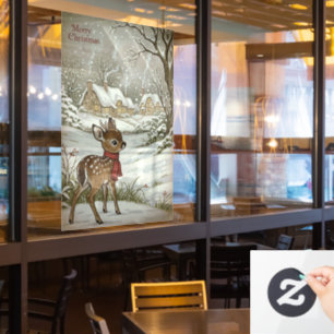 Vintage Christmas Window Cling