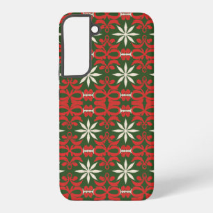 Vintage Christmas/winter patterned Samsung Galaxy Case