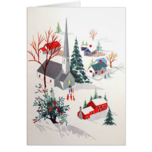 Vintage Christmas Winter Village