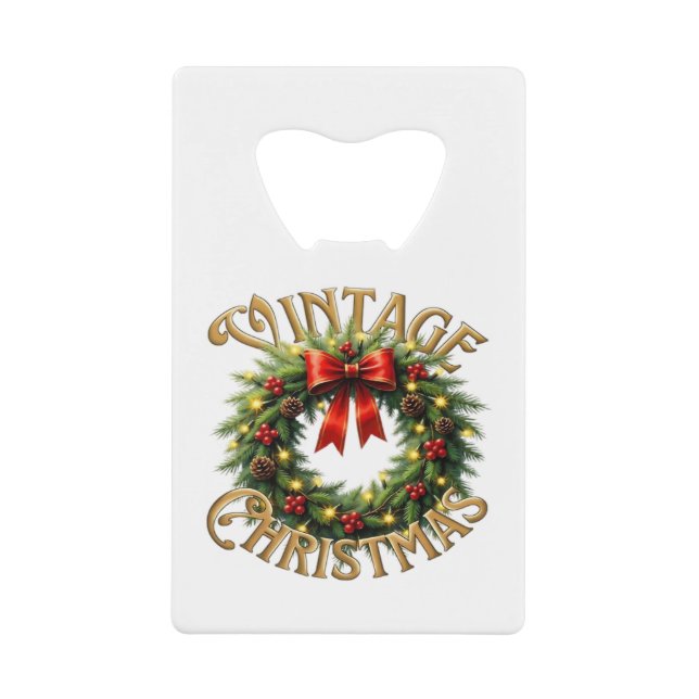 Vintage Christmas Wreath Classic (Front)