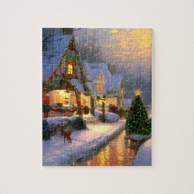 Vintage Christmastime Jigsaw Puzzle (Vertical)