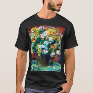Vintage Chrysanthemums by Pierre-Auguste Renoir T-Shirt
