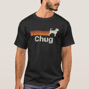 Vintage Chug Retro Mum Dad Dog T Shirt
