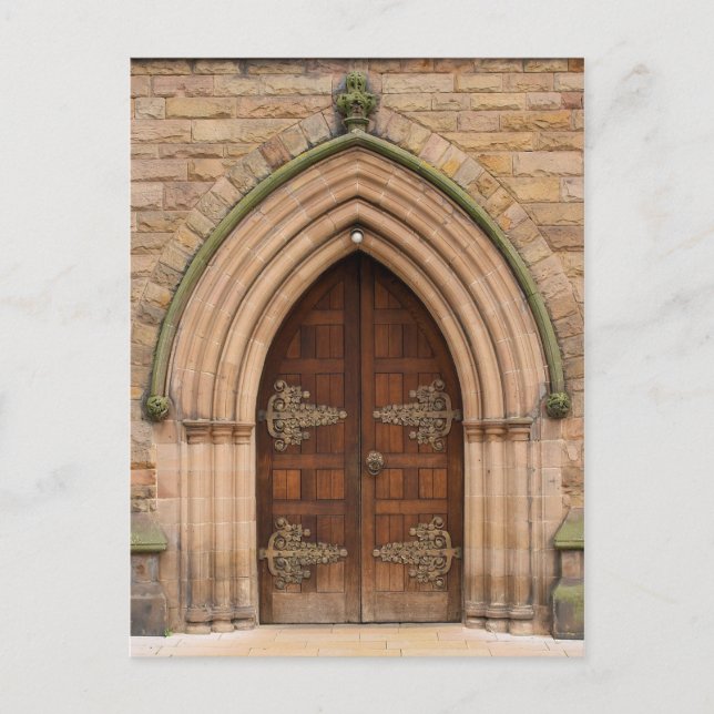 Vintage Church Doors - United Kingdom - Postcard (Front)
