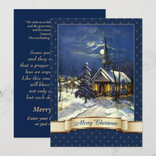 Vintage Church Religious Christmas Cards