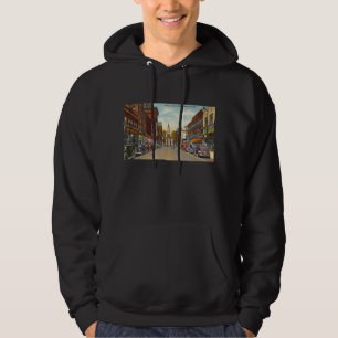 Vintage Church Street, Burlington, VT Hoodie