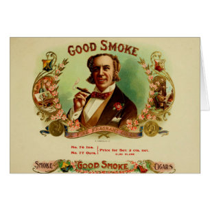 Vintage Cigar Box Label