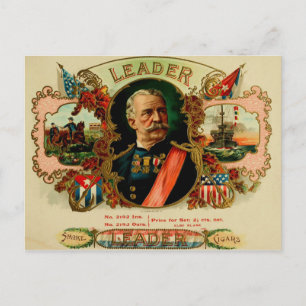 Vintage Cigar Box Label Postcard