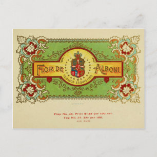 Vintage Cigar Box Label Postcard 64