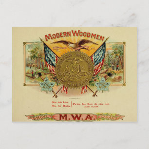Vintage Cigar Box Label Postcard 88