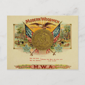 Vintage Cigar Box Label Postcard 88