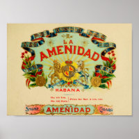 Vintage Cigar Box Label