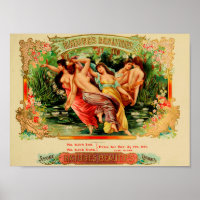 Vintage Cigar Box Label